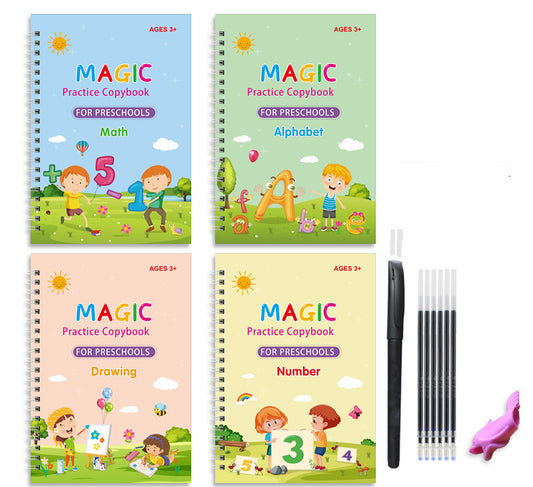Hot Selling Preschool Hard Pen And Groove Copybook Practice Copybook For Children In English