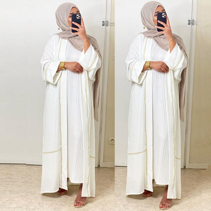 Kaftan Dubai Abaya Kimono Cardigan Muslim Hijab Dress