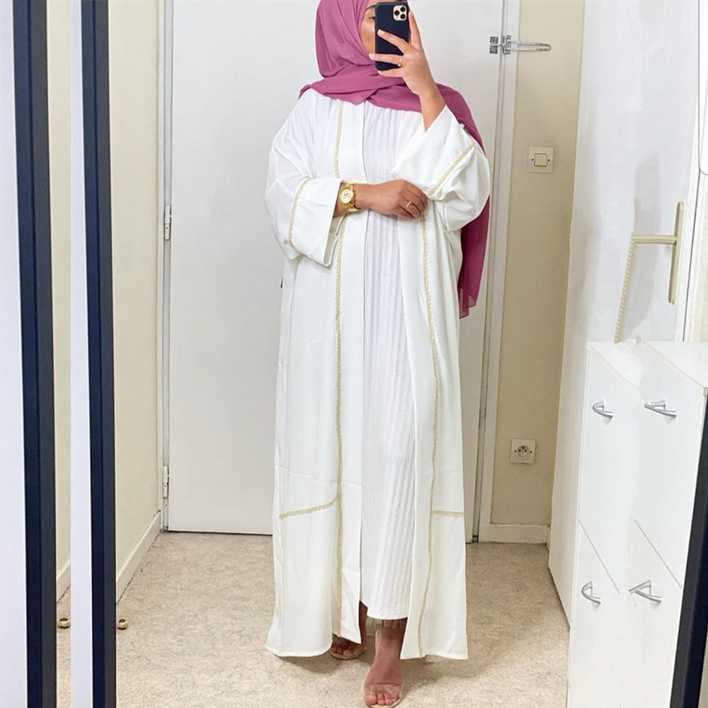 Kaftan Dubai Abaya Kimono Cardigan Muslim Hijab Dress