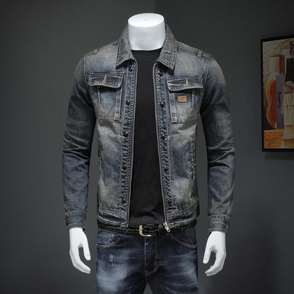 Men's Denim Jacket Plus Size Denim Jacket