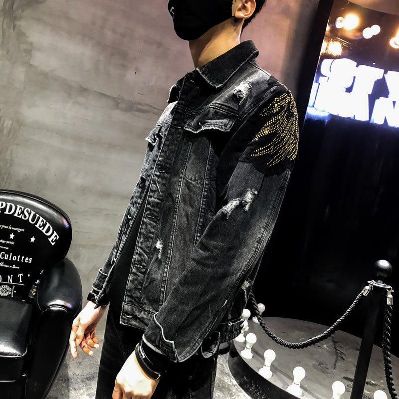 Men's Eagle Hot Drill Denim Jacket