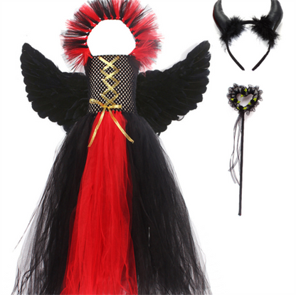 Halloween Little Devil Cosplay Gothic Dress