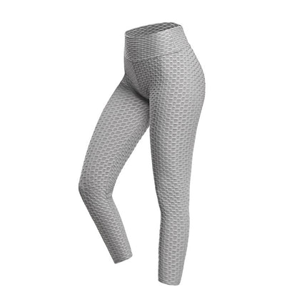 grey High Waisted Tummy and Thigh Control Leggings For Women