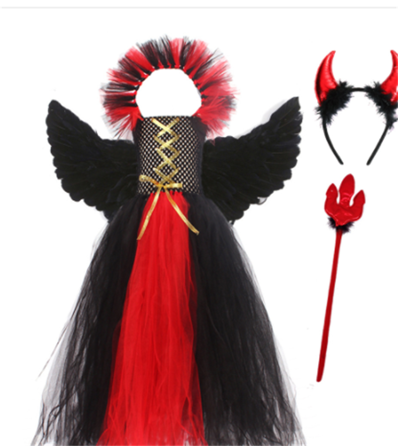 Halloween Little Devil Cosplay Gothic Dress