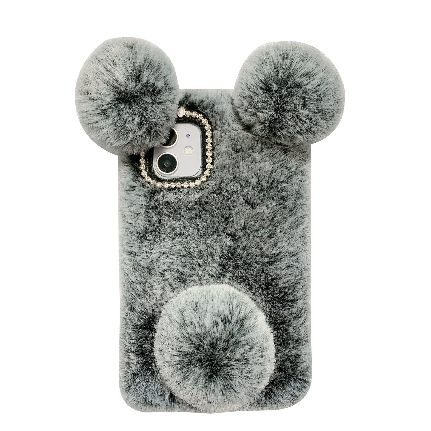 Fashion Simple Cute Plush Panda Phone Case