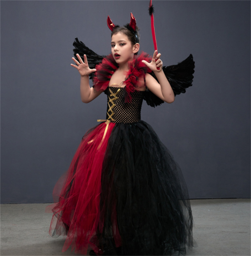 Halloween Little Devil Cosplay Gothic Dress