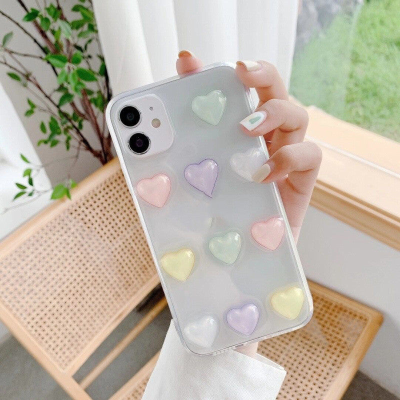 Three-dimensional Love For 12pro Max Mobile Phone Case